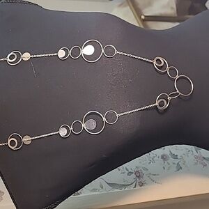 Necklace. Silver. 31 inches.